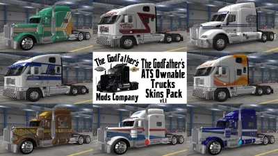 The Godfather's ATS Ownable Trucks Skins Pack v1.1