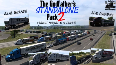 The Godfather's ATS Standalone Freight Market/Traffic Pack 2 v1.3