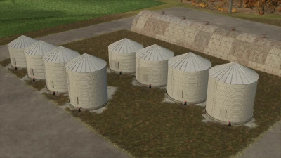 FS25 24' & 27' Grain bins v1.0.0.0