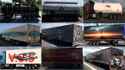 AI Traffic Trailer Paint-Job Pack by Joker v0.5