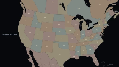 America Background Map Colored v3.0 1.53