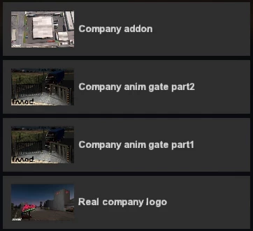 Animated gates in companies v4.8