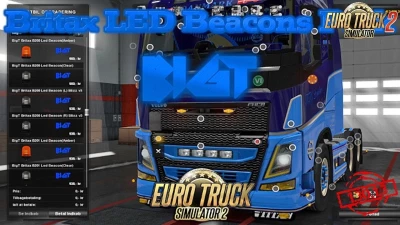 BigT Britax LED Beacons Pack ETS2 v1.53.x