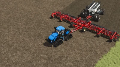 Bourgault 3320-76 Paralink Hoe Drill + 7950 Air Cart v1.0.0.0