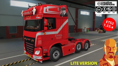 DAF XF 106 480 WEEDA TRANSPORT ETS2 1.52-1.53.x