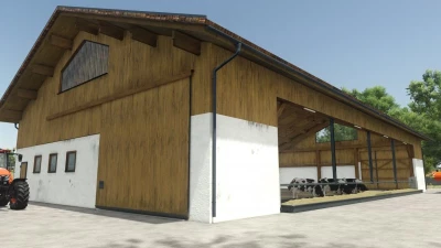 FS25 German Cow Barn v1.0.0.0