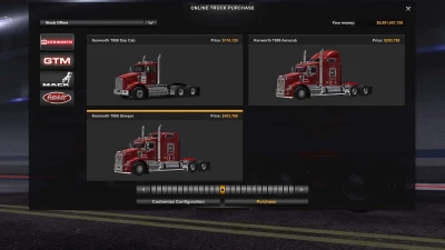 Kenworth T800 + Tuning Megamod v1.4