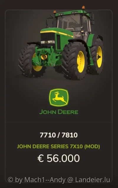 John Deere 7x10 Series v1.0.0.0