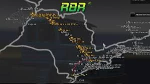 Mapa RBR + dlc MT, GO SC e PR 1.53