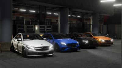 Mercedes-Benz BRABUS Luxury Cars Pack BeamNG v1.0