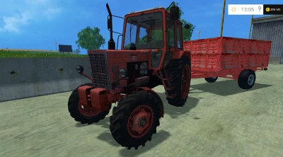 MTZ 82 2WD BELARUS OLD RED 1996 EXTRA HIT MEGA V2.0