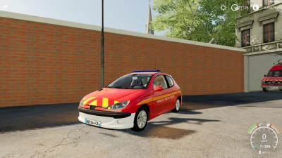 Peugeot 206 pompier v1.0.0.0