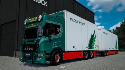 Scania R520 KE Palms Akeri AB + Trailer v7.0 1.53