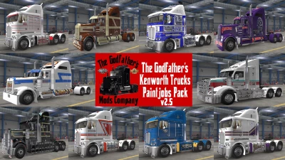 The Godfather's Kenworth Trucks Pack v2.5