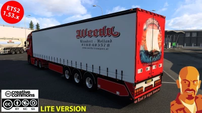 VOGELZANG WEEDA CURTAIN TRAILER v14.0 ETS2 1.52-1.53.x