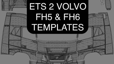 Volvo FH5 & FH6 Skin Templates v1.0