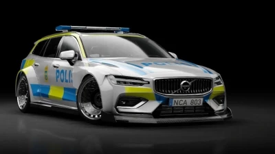 Volvo V60 Police Critical v1.0