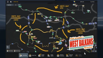 West Balkans Path-Breaker’s Direction (WBPD) Map v3.0