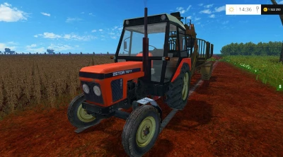 ZETOR 7211 2WD OLD RED CZECH EXTRA HIT V1.0.0.0