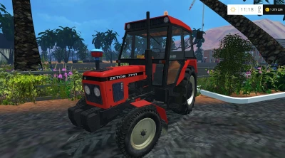 ZETOR 7711 2WD NEW RED CZECH FL MRHUBIANDTEAM V1.0