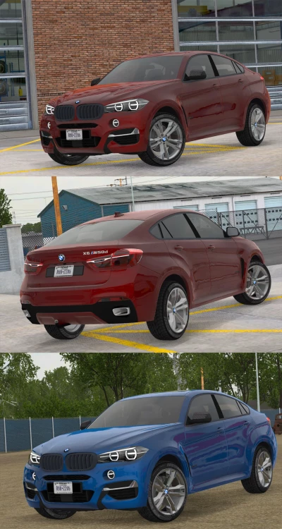 [ATS] BMW X6 M50d F16 v2.9 1.49