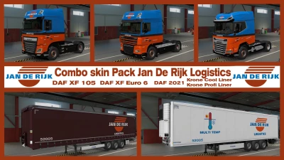 Combo skin Pack Jan De Rijk Logistics v1.1