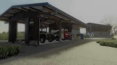 FS22 Backyard Woodshop Sheds v1.0.0.0