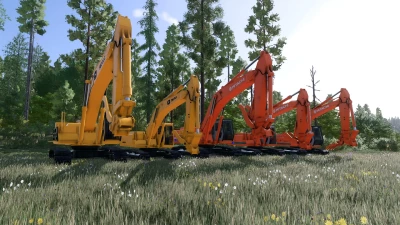 FS22 OldGen Deere/Hitachi Excavator Pack v1.0.0.0