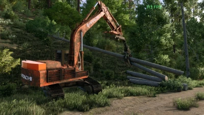 FS22 OldGen Deere/Hitachi Excavator Pack v1.0.0.0