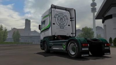 Green White Scania RJL Skin v1.0