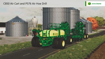 John Deere C850 Air Cart And P576 Air Hoe Drill v1.1.0.0