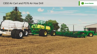 John Deere C850 Air Cart And P576 Air Hoe Drill v1.1.0.0