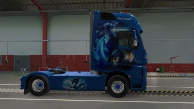 Mercedes Actros MP4 Blue Dragon Skin v1.0