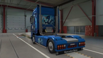 Mercedes Actros MP4 Blue Dragon Skin v1.0