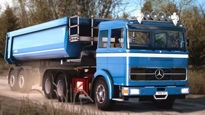 Mercedes LPS 1632 + Tandem Trailer v1.49