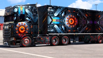 Scania Cybertruck Skin 1.49