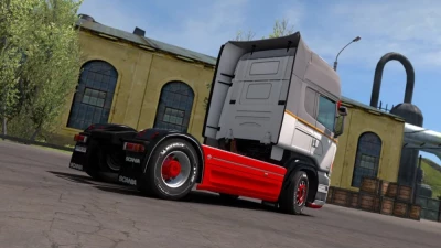 Scania RJL Red Grey Skin v1.0