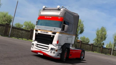 Scania RJL Red Grey Skin v1.0