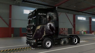 Scania S NG Black Crow Airbrush Skin v1.0