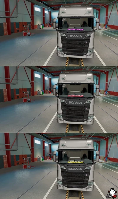 SCANIA S/R INTERCOOLER WINDCREEN DECALS v1.0