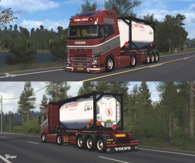 Volvo FH 2012 Roling Transport Skin Pack by Wexsper v1.0