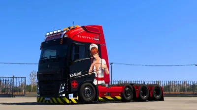 Volvo FH12/16 (Pendragon) Kasumi Nurse Outfit Skin Black Edition v1.0