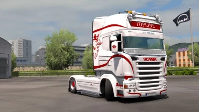 White Holland Style Scania RJL v1.0