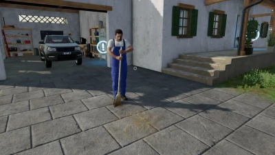 Animated Man with a broom v1.0.0.0