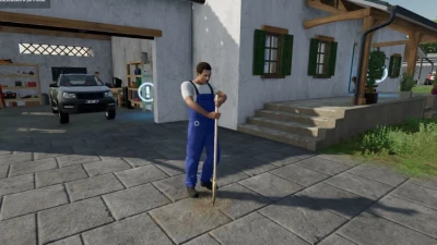 Animated Man with a broom v1.0.0.0