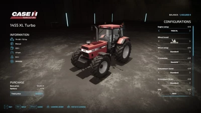 Case IH 1455 XL Turbo v3.8.0.0