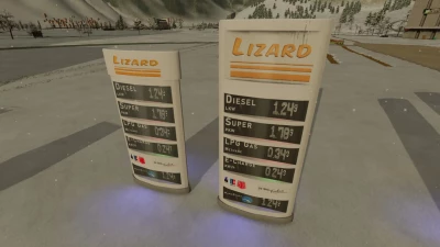 Digital Gasstation Displays Lizard v1.0.0.0