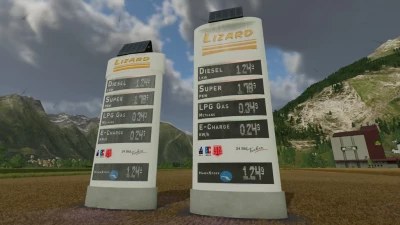 Digital Gasstation Displays Lizard v1.0.0.0