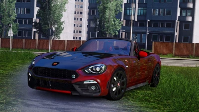 FIAT / Abarth 124 Spider + Interior v1.150 by trzpro 1.49.x