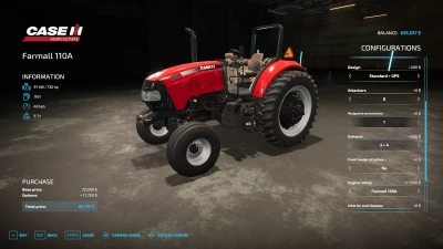 FS22 Case IH Farmall Serie Cabless OpenStation v1.0.0.0